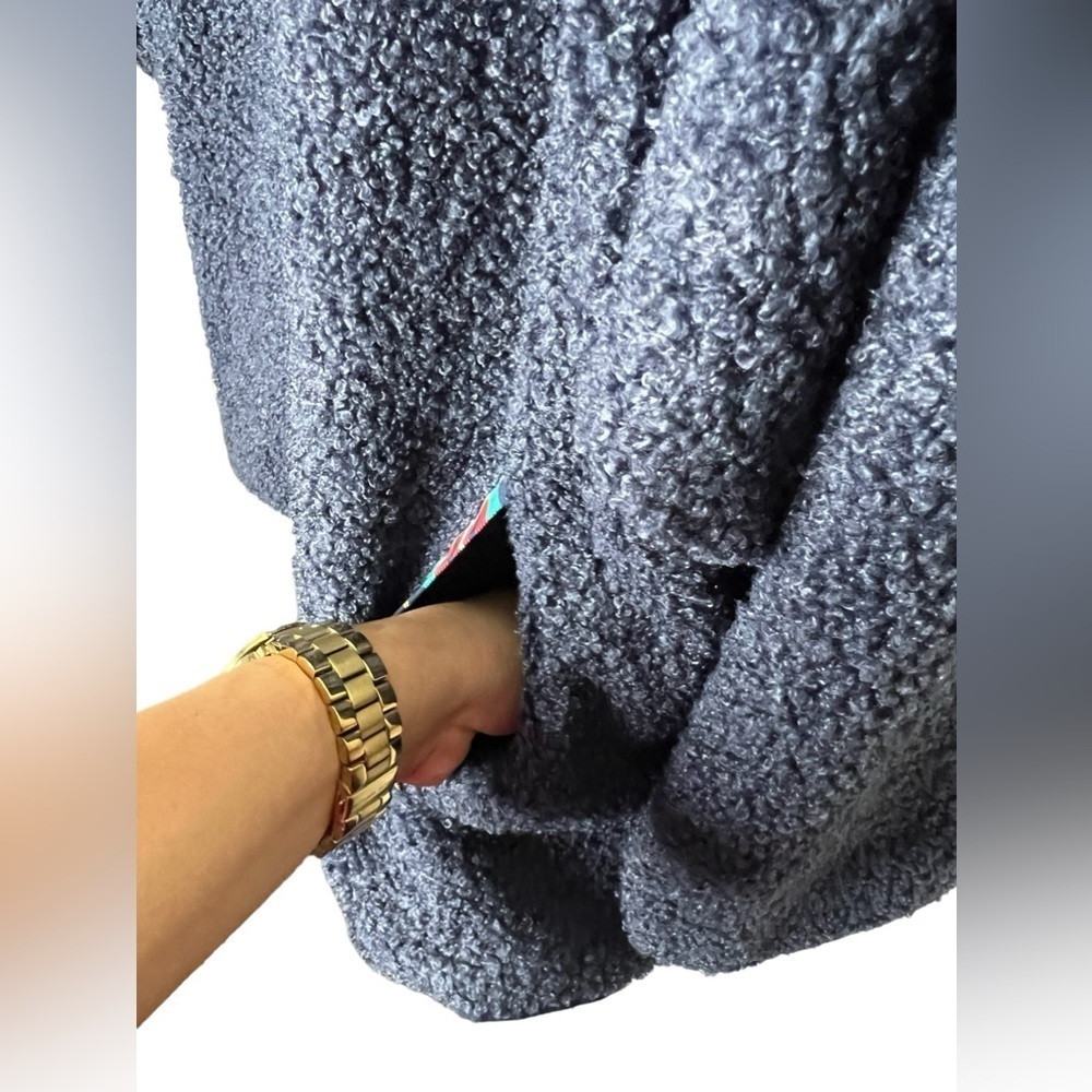 Vera Bradley Women’s 1/4 Zip Sherpa Plaid Fleece Pullover Sweater - Picture 9 of 14
